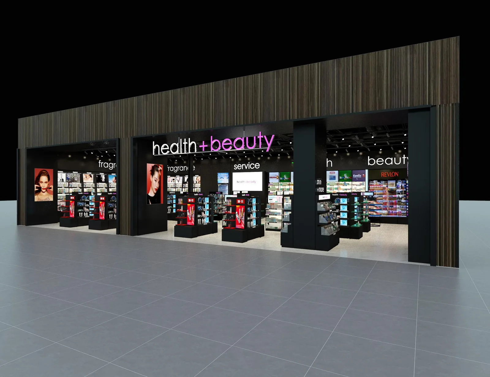 health + beauty flagship store at Melbourne Airport Terminal 3